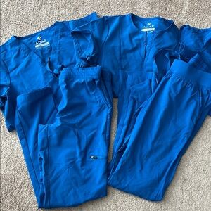 Adar Blue Scrub Set